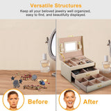3-Layer Jewelry Case Organizer Storage & Organization - Tophatter Daily Deals