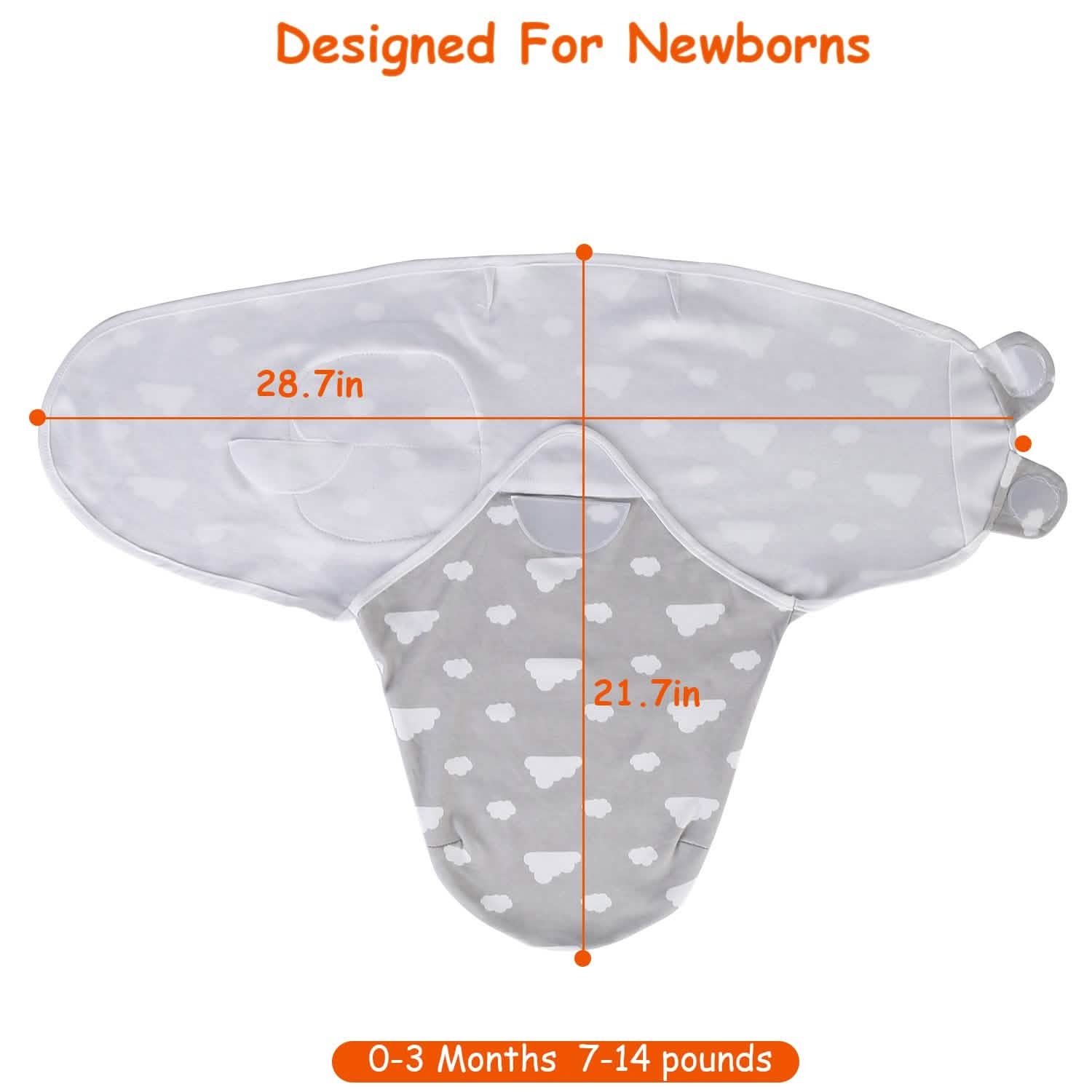 3-Pack: Baby New Born Swaddle Wrap Baby Gear - Tophatter Daily Deals