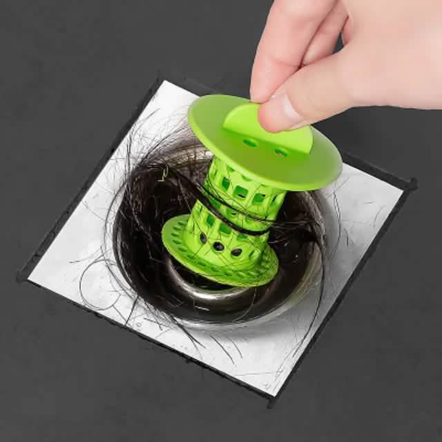 3-Pack: Bathroom Drain Hair Catcher Bath Stopper Plug Sink Bath - Tophatter Daily Deals