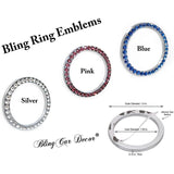 3-Pack: Bling Car Rhinestone Sticker Automotive - Tophatter Daily Deals