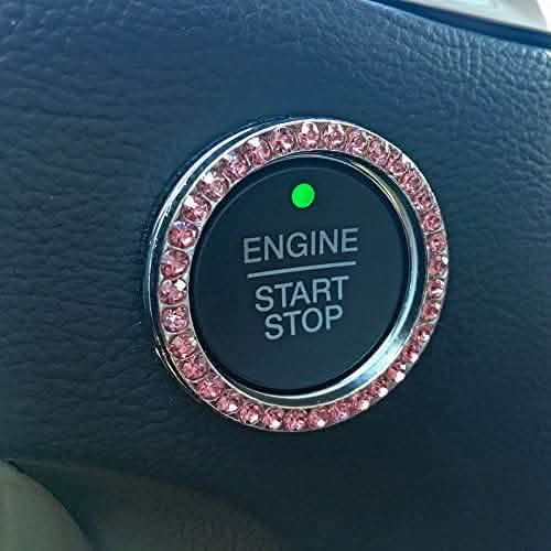 3-Pack: Bling Car Rhinestone Sticker Pink Automotive - Tophatter Daily Deals