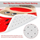 3-Pack: Christmas Bathroom Rugs Set Seasonal Decor - Tophatter Daily Deals