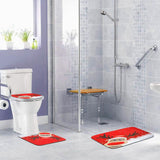 3-Pack: Christmas Bathroom Rugs Set Seasonal Decor - Tophatter Daily Deals
