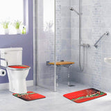 3-Pack: Christmas Bathroom Rugs Set Seasonal Decor - Tophatter Daily Deals