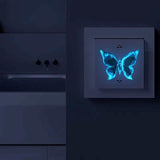 3-Pack: Glow In the Dark Butterfly Wall Stickers Furniture & Decor - Tophatter Daily Deals
