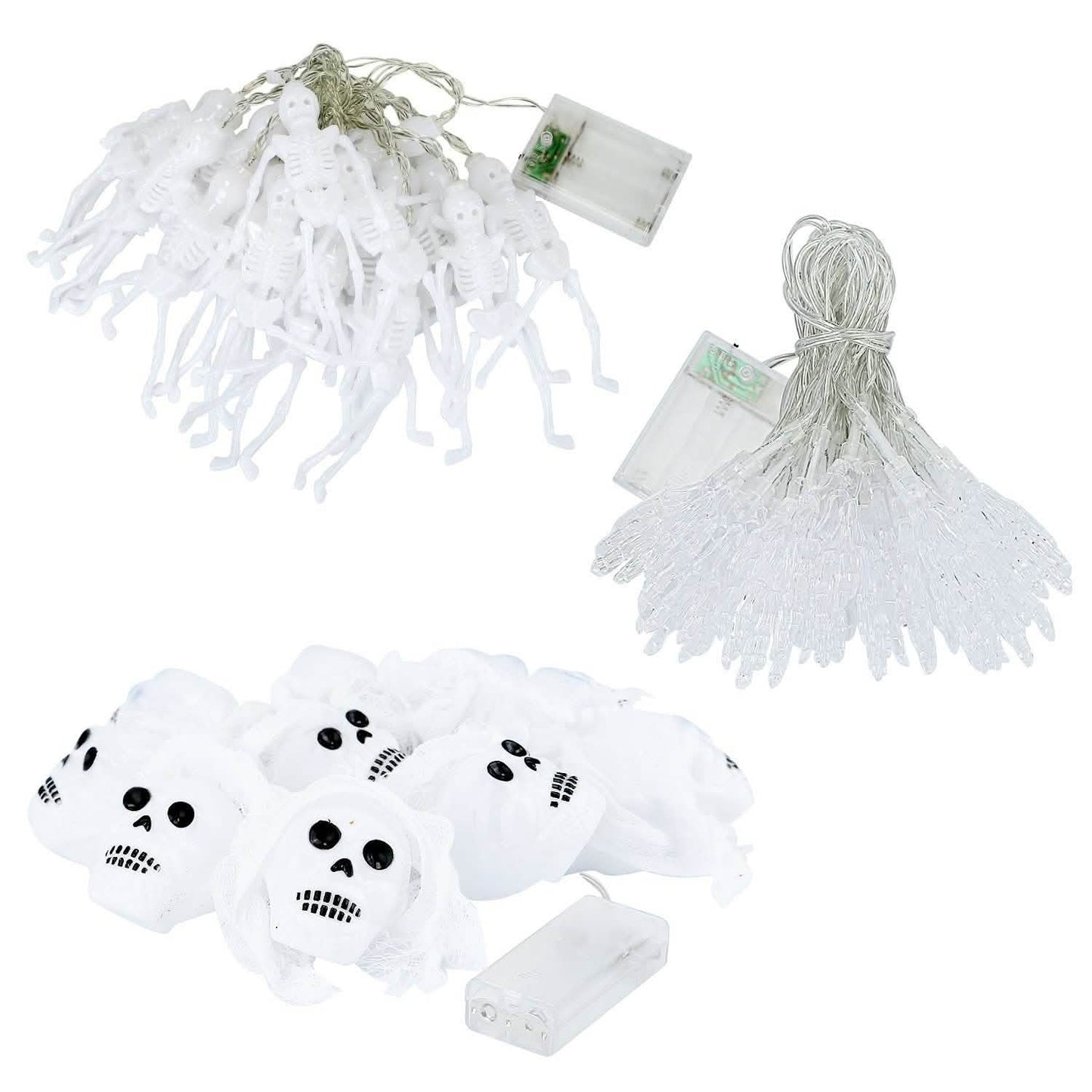 3-Pack: Halloween String Light Decorations Seasonal Decor - Tophatter Daily Deals