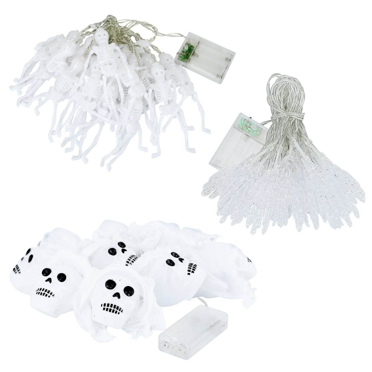 3-Pack: Halloween String Light Decorations Seasonal Decor - Tophatter Daily Deals