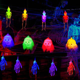3-Pack: Halloween String Light Decorations Seasonal Decor - Tophatter Daily Deals