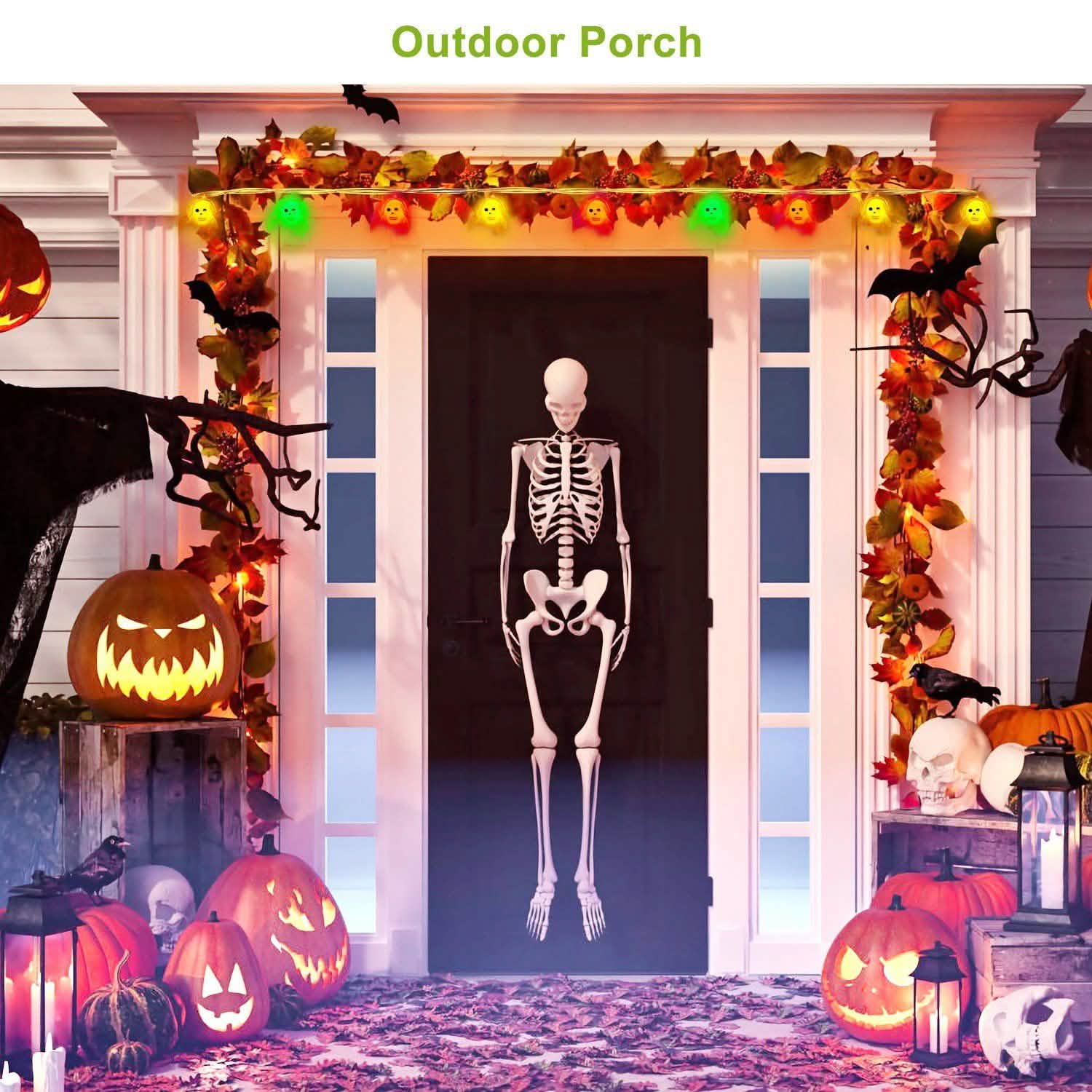 3-Pack: Halloween String Light Decorations Seasonal Decor - Tophatter Daily Deals