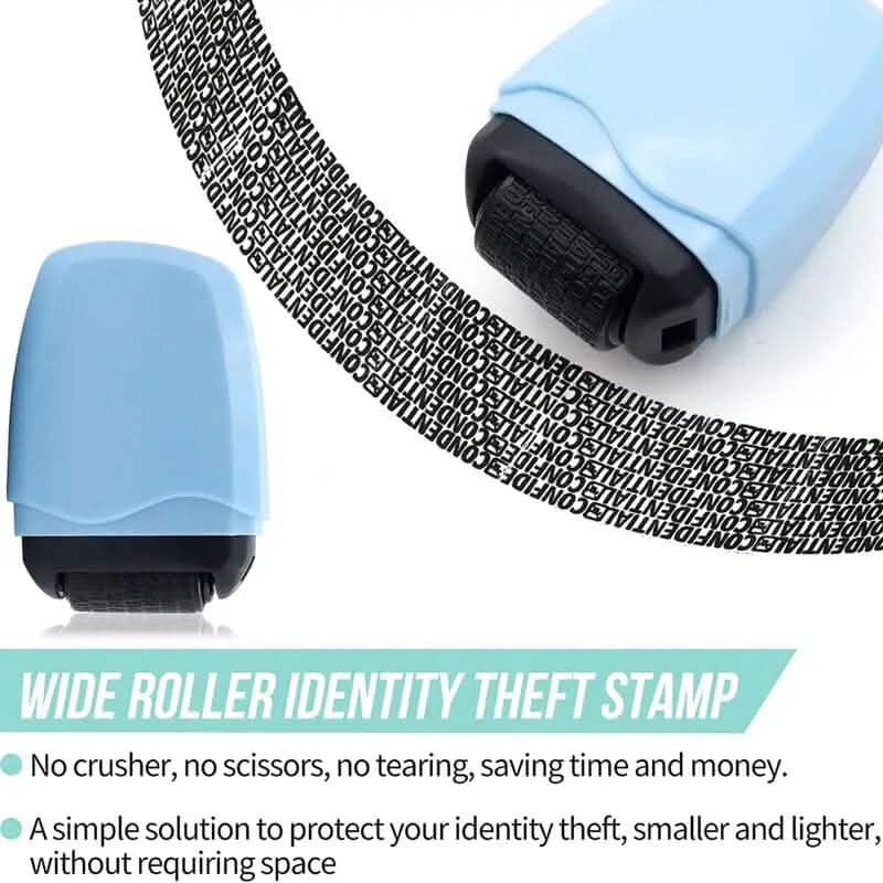 3-Pack: Identity Protection Roller Stamp School, Office & Art Supplies - Tophatter Daily Deals