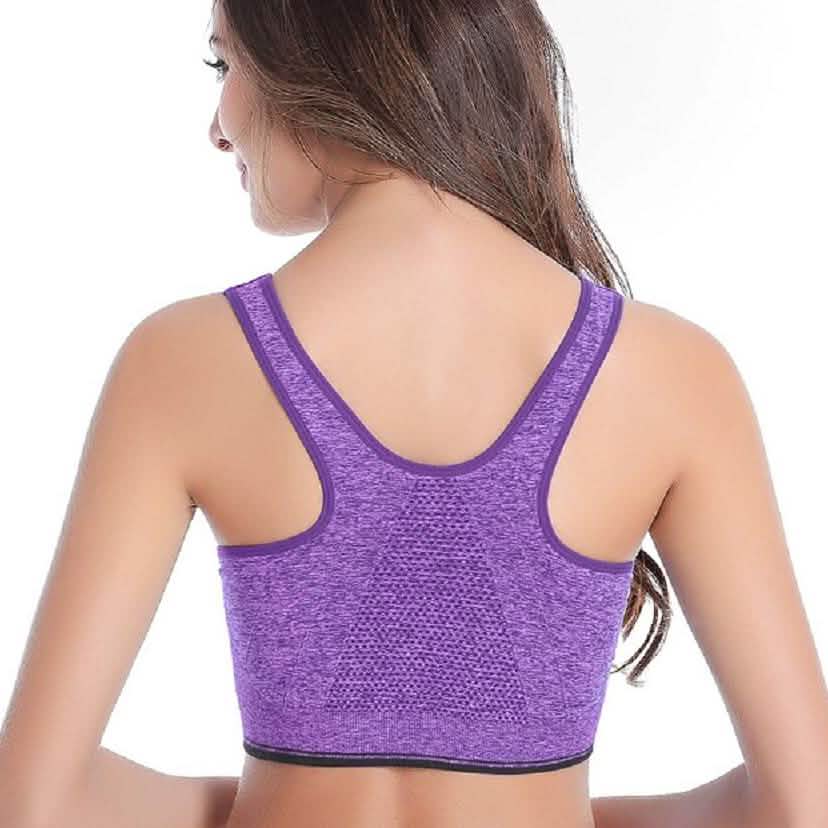 3-Pack : Incredible Endurance Front-Zip Sports Bra Women's Lingerie - Tophatter Daily Deals