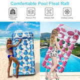 3-Pack: Inflatable Pool Float Raft Water Lounge 330lbs Load-Bearing Mattress with Headrest Outdoor Recreation - Tophatter Daily Deals