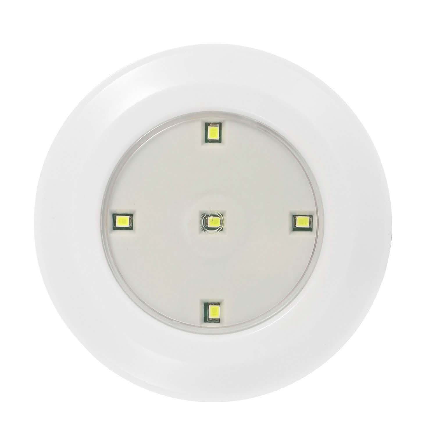 3-Pack: LED Wireless Puck Closet Lights Indoor Lighting - Tophatter Daily Deals