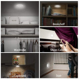 3-Pack: LED Wireless Puck Closet Lights Indoor Lighting - Tophatter Daily Deals