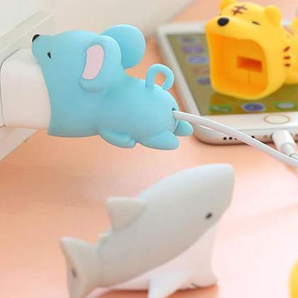 3-Pack: Mobile Phone Cable Bite Charger Protectors for iPhone Cable Protector - Tophatter Daily Deals