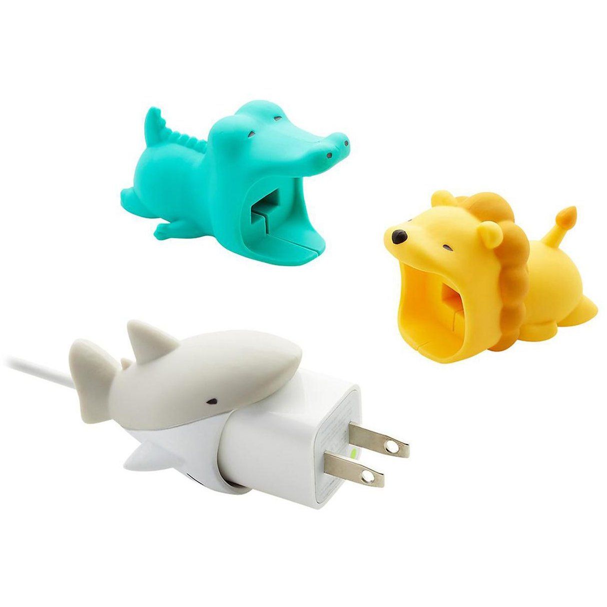 3-Pack: Mobile Phone Cable Bite Charger Protectors for iPhone Cable Protector - Tophatter Daily Deals