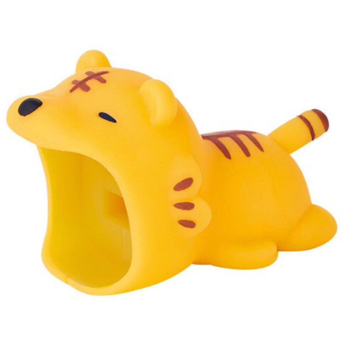 3-Pack: Mobile Phone Cable Bite Charger Protectors for iPhone Tiger Cable Protector - Tophatter Daily Deals