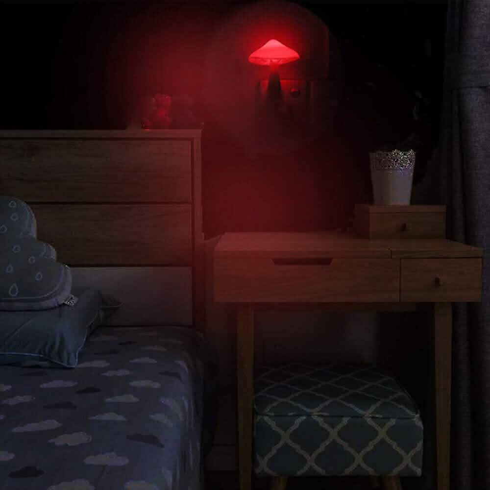 3-Pack: Mushroom Night Light with Dusk to Dawn Sensor Indoor Lighting - Tophatter Daily Deals