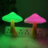 3-Pack: Mushroom Night Light with Dusk to Dawn Sensor Indoor Lighting - Tophatter Daily Deals