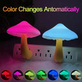 3-Pack: Mushroom Night Light with Dusk to Dawn Sensor Indoor Lighting - Tophatter Daily Deals