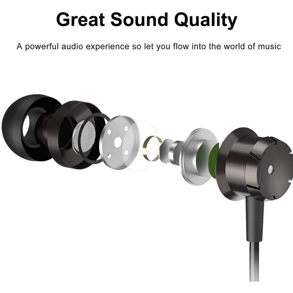 3-Pack: Noise Isolating Tangle Free In-Ear Headphones with Microphone In-Ear Headphones - Tophatter Daily Deals