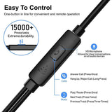 3-Pack: Noise Isolating Tangle Free In-Ear Headphones with Microphone In-Ear Headphones - Tophatter Daily Deals