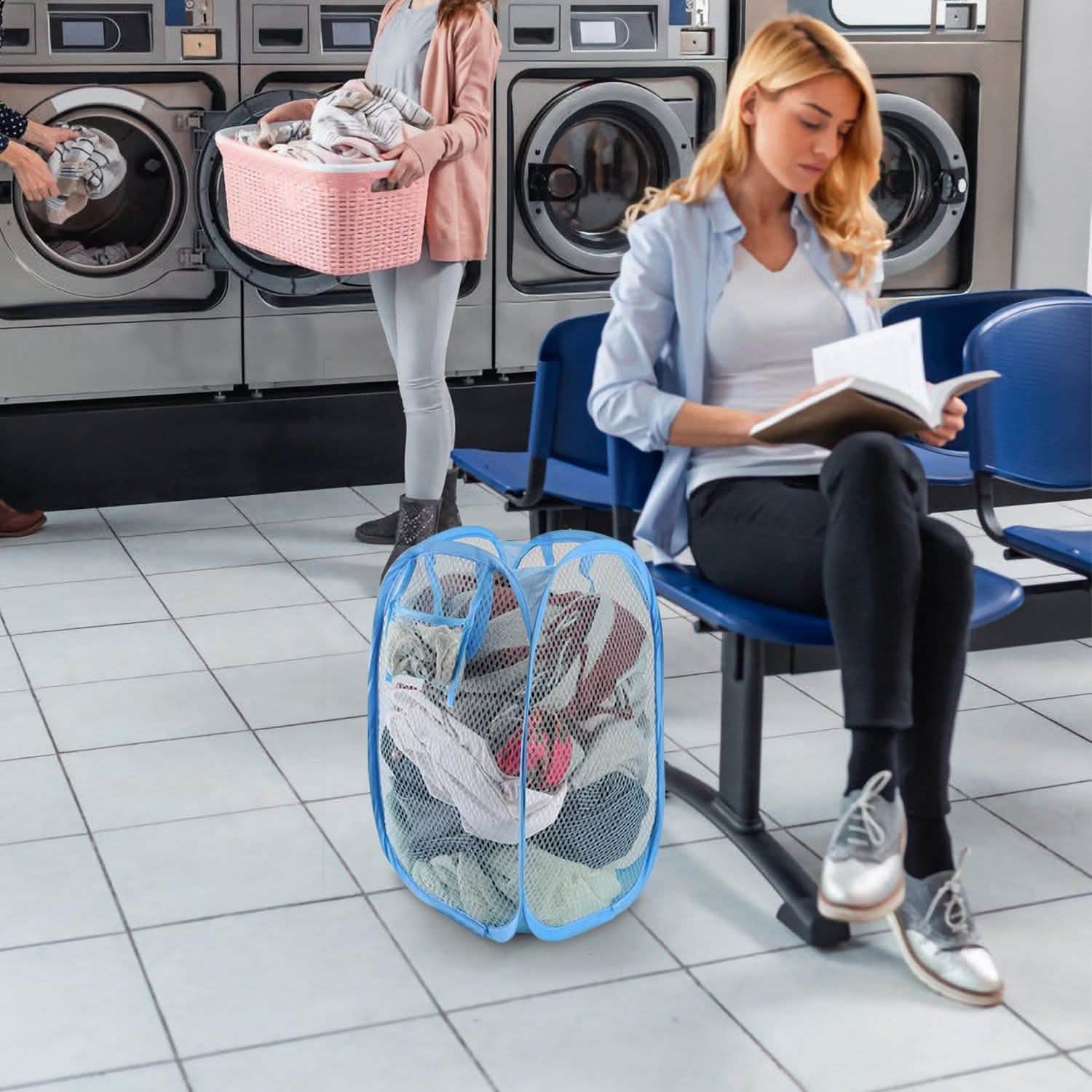 3-Pack: Pop-Up Laundry Hampers Foldable Storage & Organization - Tophatter Daily Deals