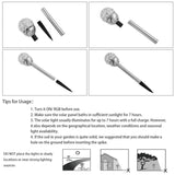 3-Pack: Solarek Outdoor Solar Lights Outdoor Lighting - Tophatter Daily Deals