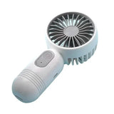 USB Rechargeable Mini Portable Fan with 3 Speeds White Outdoor Recreation - Tophatter Daily Deals