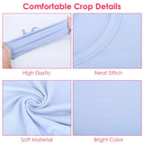 3-Pack: Women Crop Basic Tank Top Ribbed Knit Sleeveless Women's Tops - Tophatter Daily Deals