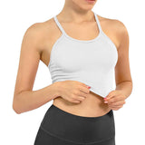 3-Pack: Women Crop Basic Tank Top Ribbed Knit Sleeveless Women's Tops - Tophatter Daily Deals