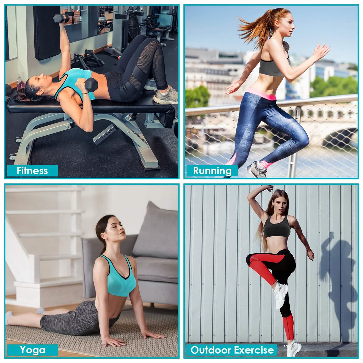 3-Pack: Women Padded Sports Bras Women's Lingerie - Tophatter Daily Deals