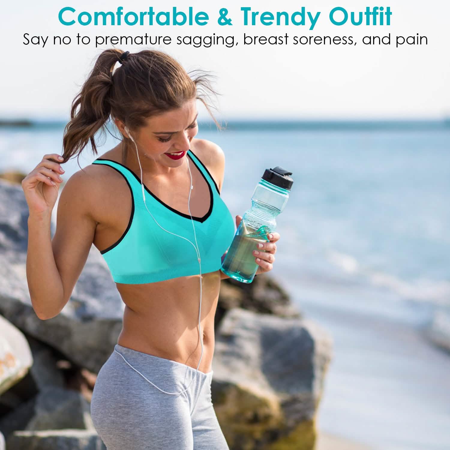 3-Pack: Women Padded Sports Bras Women's Lingerie - Tophatter Daily Deals