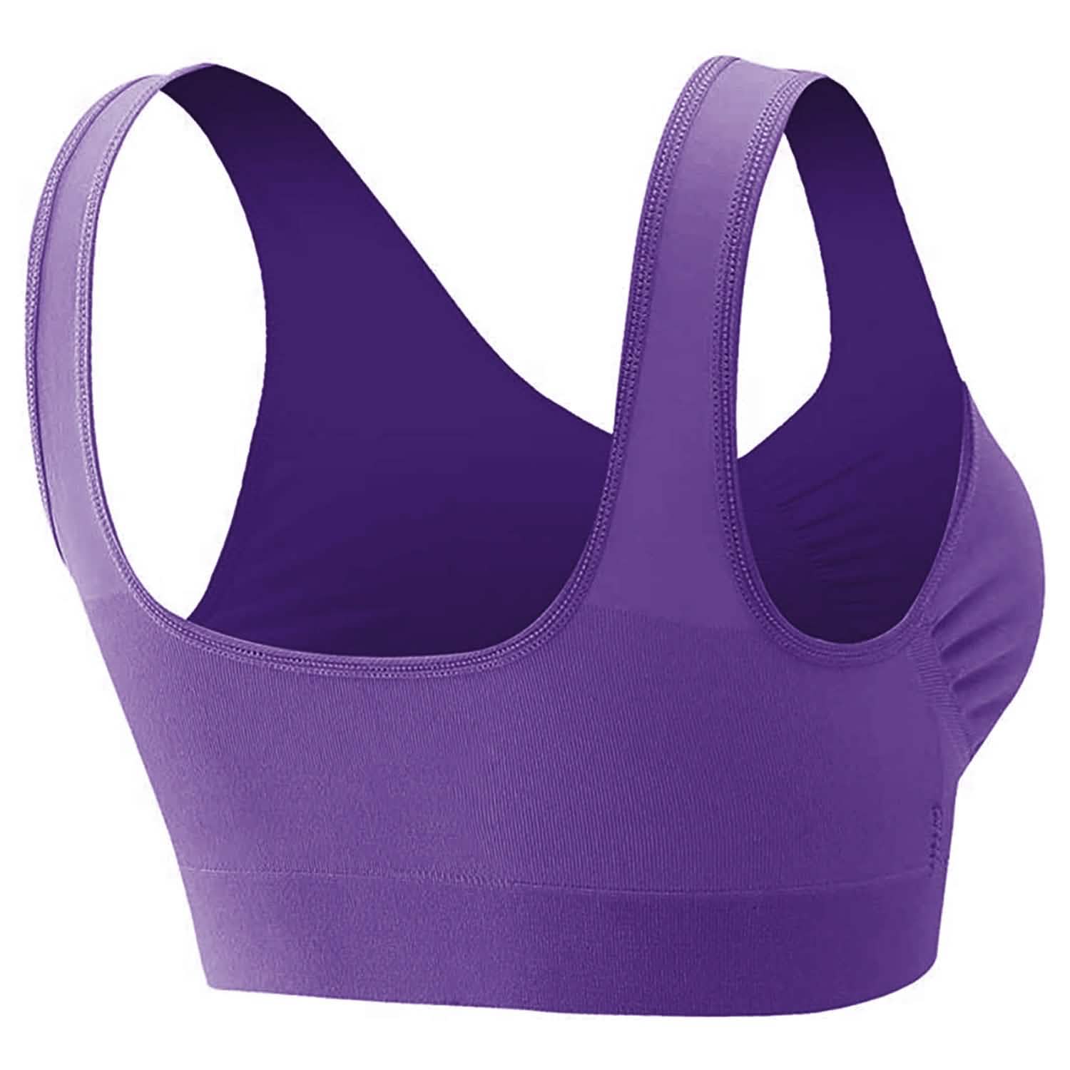 3-Pack: Women Seamless Wire-free Bra for Fitness Workout Women's Lingerie - Tophatter Daily Deals