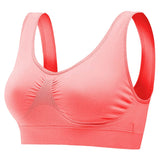 3-Pack: Women Seamless Wire-free Bra for Fitness Workout Women's Lingerie - Tophatter Daily Deals
