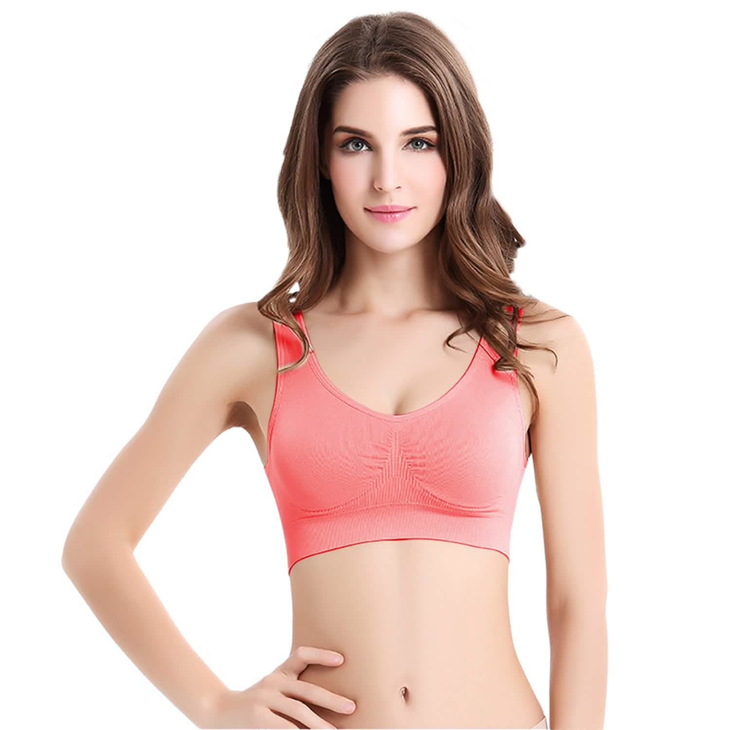 3-Pack: Women Seamless Wire-free Bra for Fitness Workout Women's Lingerie - Tophatter Daily Deals