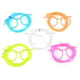 3-Pack: Creative Fun Glasses Straw Crazy Funny Art Straw Wine & Dining - Tophatter Daily Deals