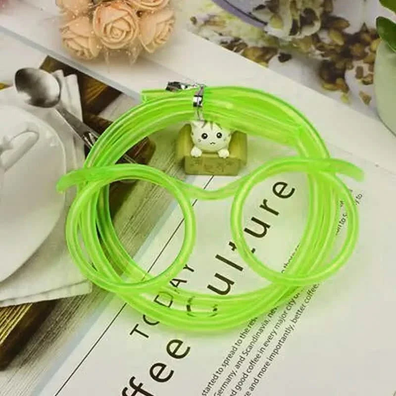 3-Pack: Creative Fun Glasses Straw Crazy Funny Art Straw Green Wine & Dining - Tophatter Daily Deals