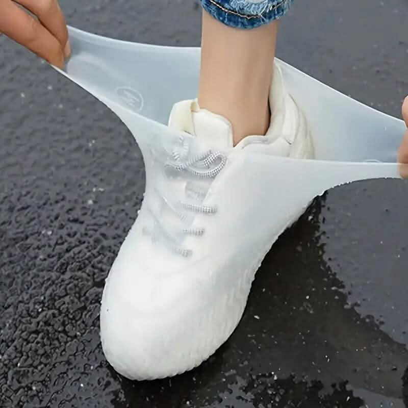 3-Pairs: Outdoor Latex Rain Boots Waterproof Shoe Cover Women's Socks & Hosiery - Tophatter Daily Deals