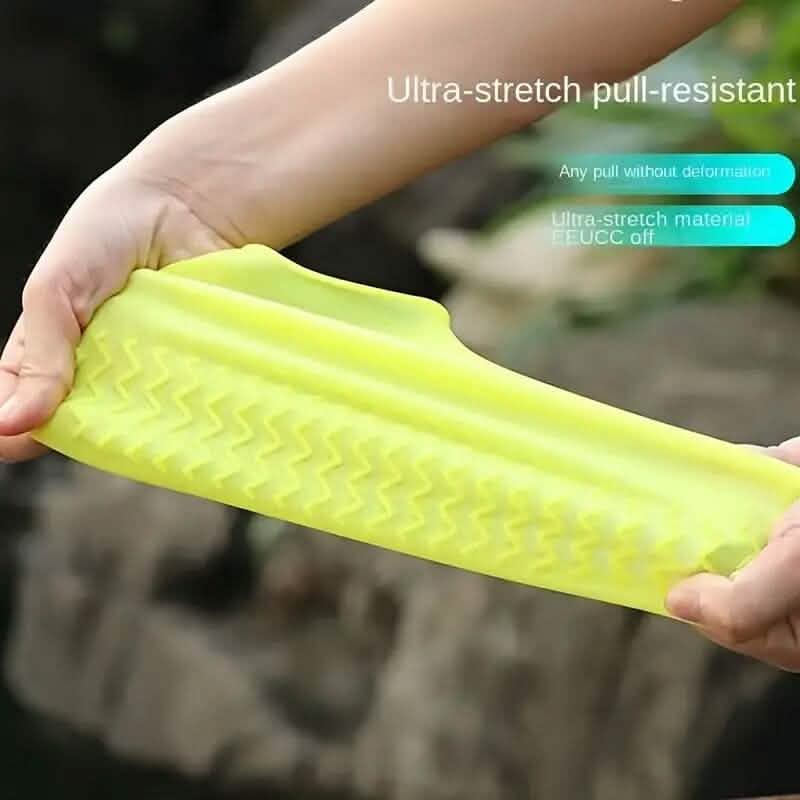 3-Pairs: Outdoor Latex Rain Boots Waterproof Shoe Cover Women's Socks & Hosiery - Tophatter Daily Deals
