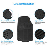 3-Piece: Automotive Floor Mats Set Automotive - Tophatter Daily Deals
