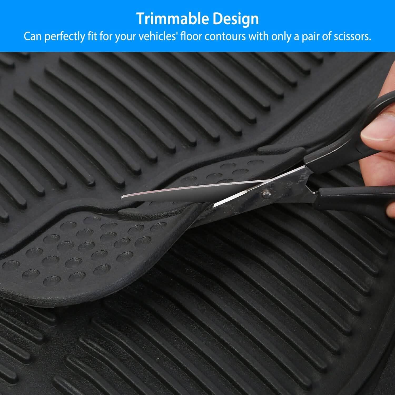 3-Piece: Automotive Floor Mats Set Automotive - Tophatter Daily Deals