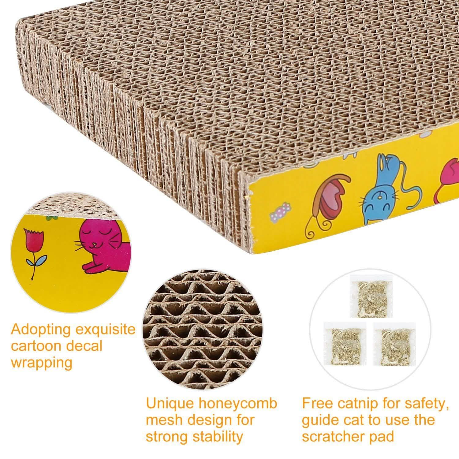3-Piece: Cat Scratcher Pads Pet Supplies - Tophatter Daily Deals