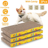 3-Piece: Cat Scratcher Pads Pet Supplies - Tophatter Daily Deals