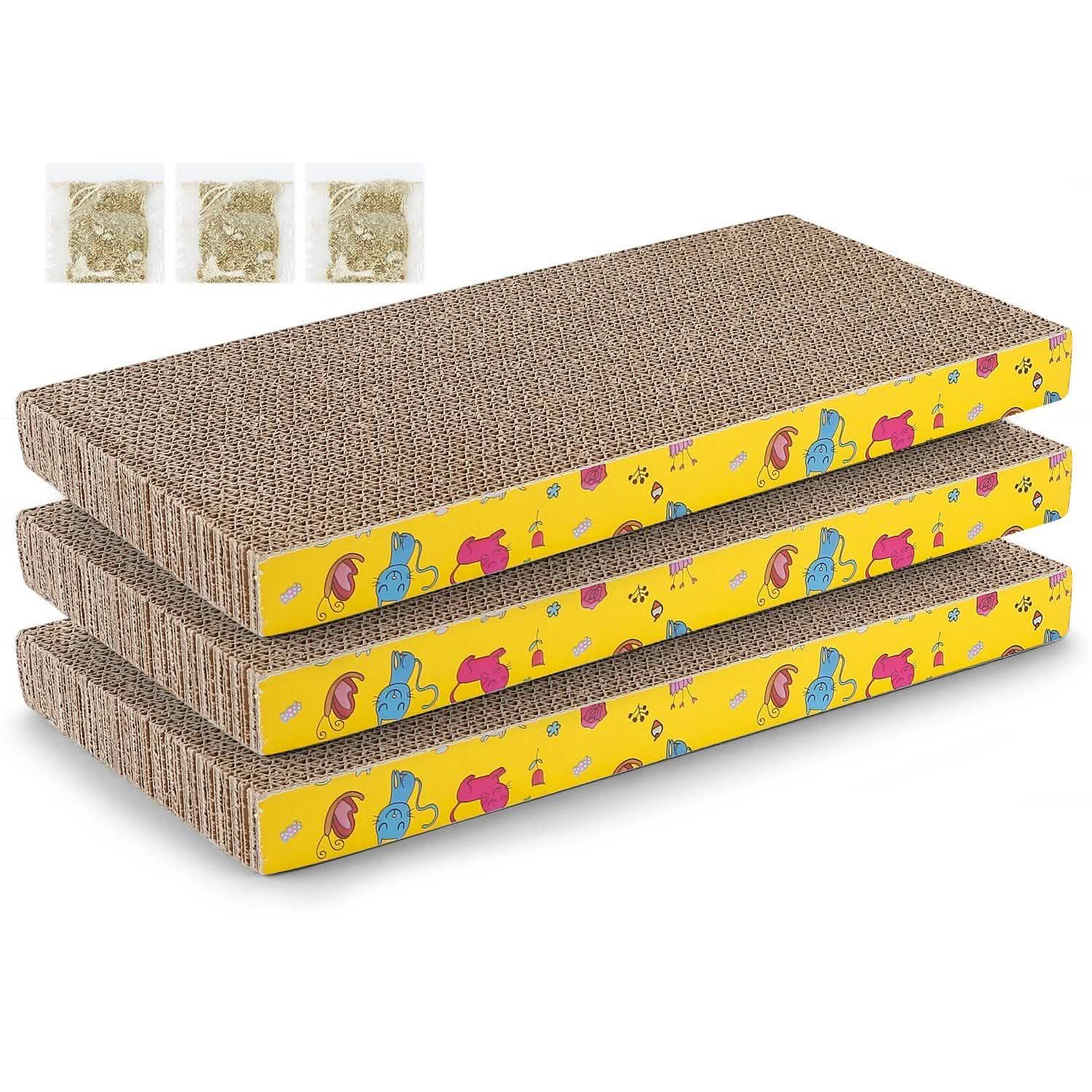 3-Piece: Cat Scratcher Pads Pet Supplies - Tophatter Daily Deals