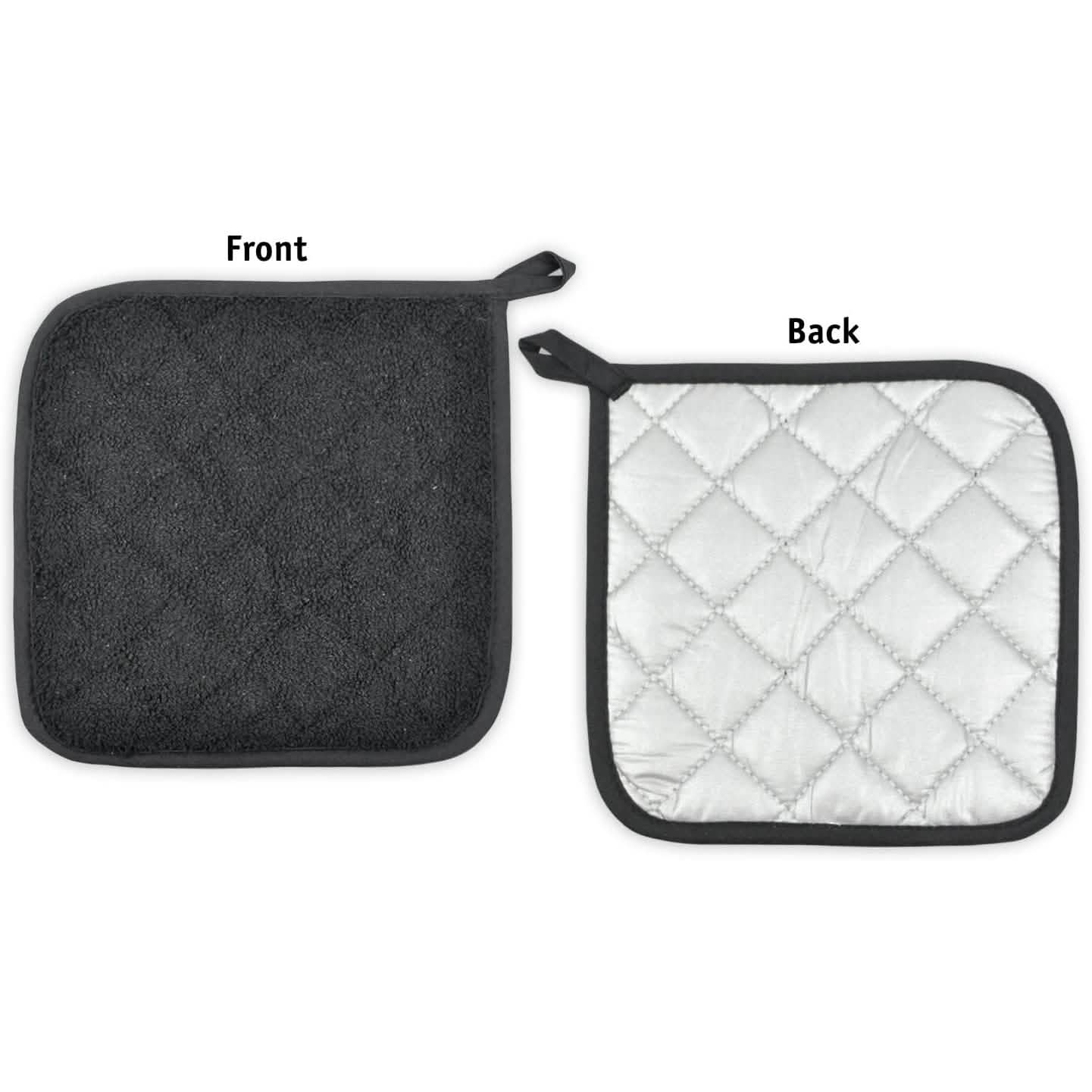 3-Piece: DII Basic Terry Collection Quilted 100% Cotton Potholder ...