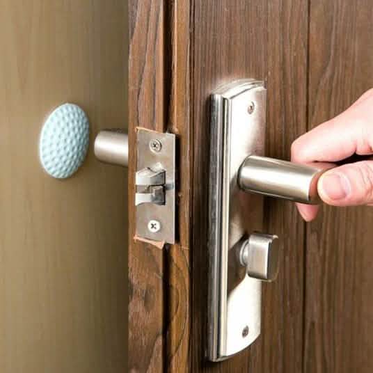3-Piece: Door Lock Protection Pad Protection Home Improvement - Tophatter Daily Deals