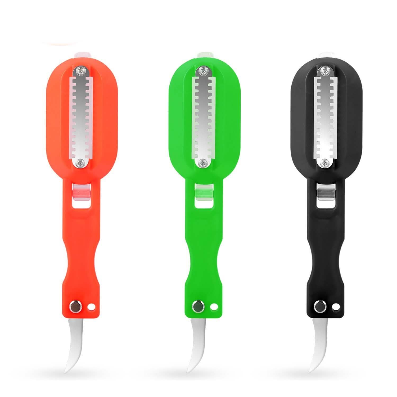 3-Piece: Fish Scale Remover Kitchen Tools & Gadgets - Tophatter Daily Deals