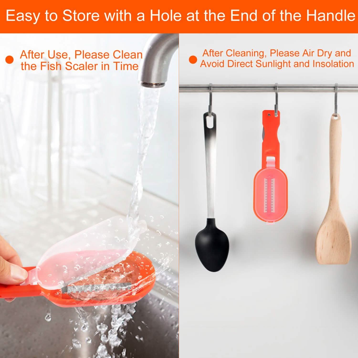 3-Piece: Fish Scale Remover Kitchen Tools & Gadgets - Tophatter Daily Deals