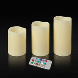 3-Piece: Flameless Votive Candles Indoor Lighting - Tophatter Daily Deals